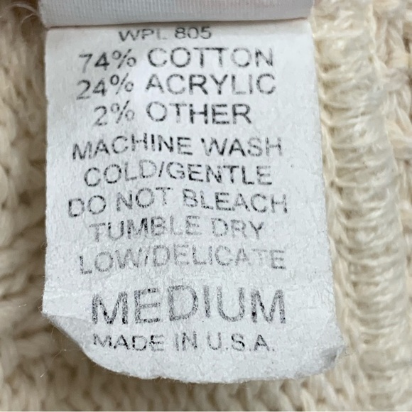 Binghamton Knitting Co Sweater Womens Medium Cardigan Button Front Preppy Knit - Picture 8 of 9